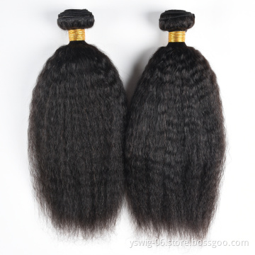 Hair bundles raw virgin cuticle aligned hair, Brazilian human hair weave, Human hair extension 10a virgin hair vendor